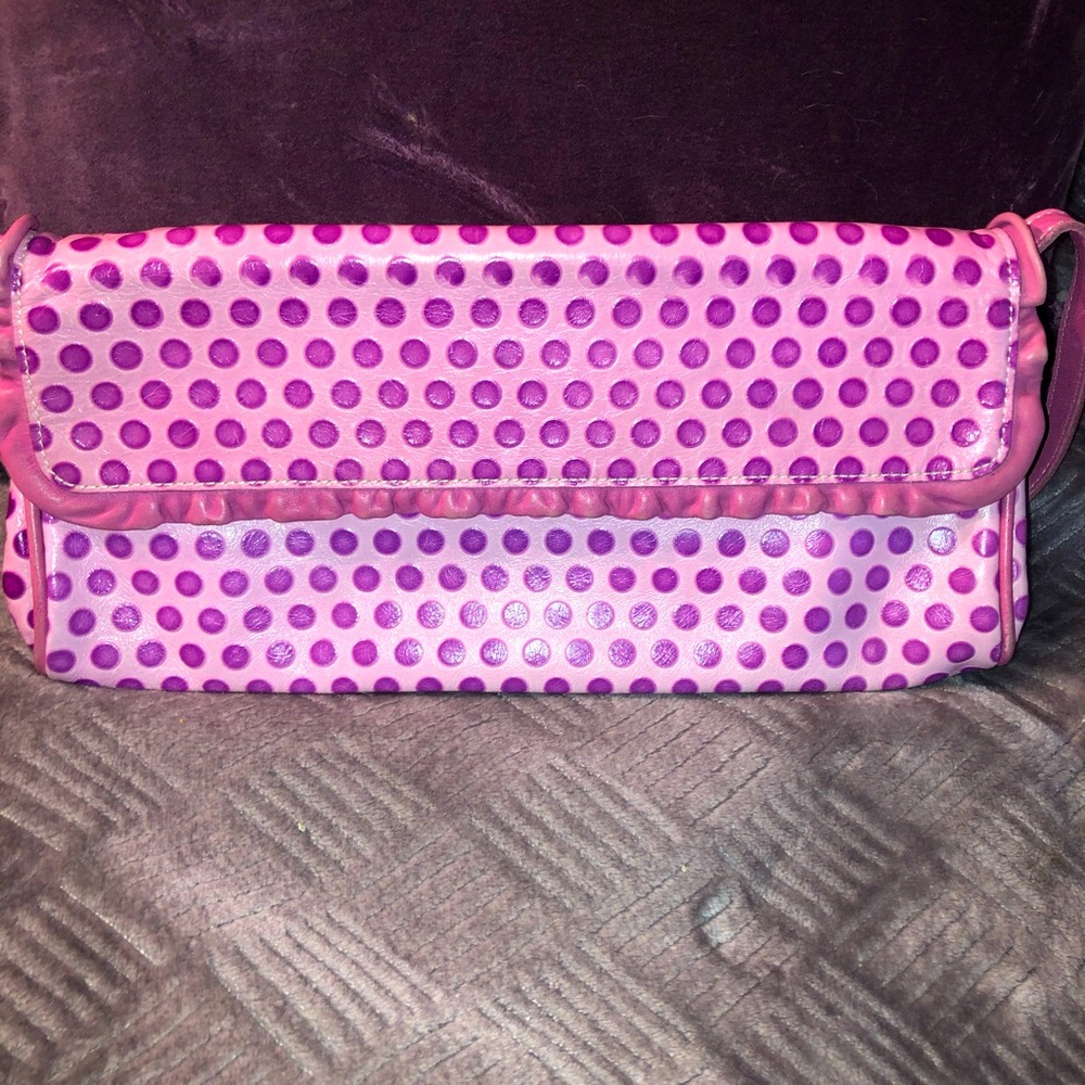 Arcadia Italian clutch/ shoulder Bag